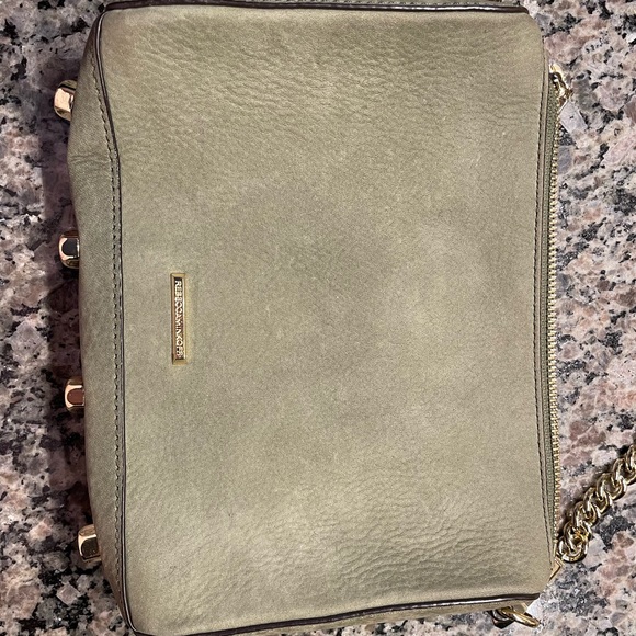 Rebecca Minkoff olive green suede purse - Picture 4 of 12